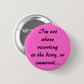 代役の青 缶バッジ (正面&裏面)