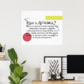 代数って？ポスター*更新* ポスター (ホームオフィス)