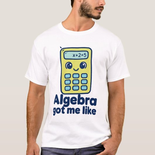 代数にハマってる Tシャツ (正面)