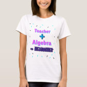 代数の先生は∞頭痛 Tシャツ (正面)