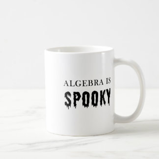 代数は怖い – 面白い先生と生徒のためのハロウィンTシャツ コーヒーマグカップ