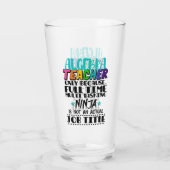 代数先生のみフルタイム数々の タンブラーグラス (裏面)