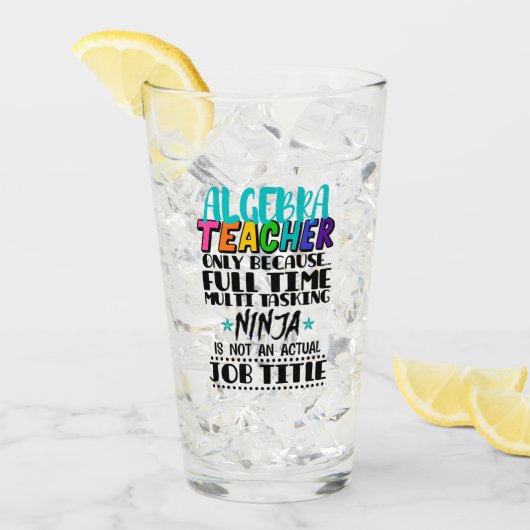 代数先生のみフルタイム数々の タンブラーグラス (アイス正面)