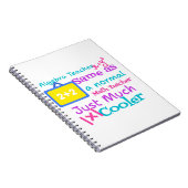 代数先生は通常の数学先生と同じ ノートブック (右側)