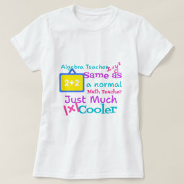 代数先生は通常の数学先生と同じ Tシャツ