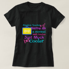 代数先生は通常の数学先生と同じ Tシャツ