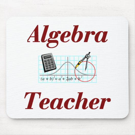 代数学の先生のマウスパッド マウスパッド (正面)