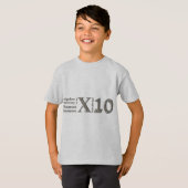 代数学はロマンのために容易ので…でした Tシャツ (正面フル)