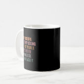 代数学へ、皮肉な面白Tシャツの名言 コーヒーマグカップ (正面左)