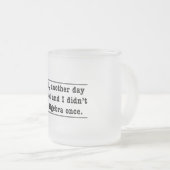 代数学を使用して フロストグラスマグカップ (正面右)