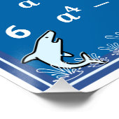 代数学クラスルームのポスター – 青い海 ポスター (コーナー)