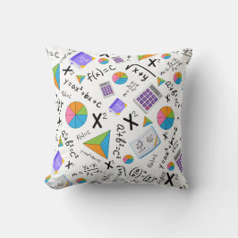 代数学シンボルパターン クッション