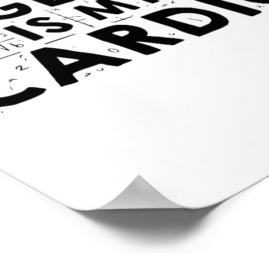 代数学 |数学勉強ギフトアイディア ポスター (角)