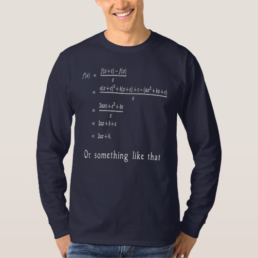 代数数学 Tシャツ (正面)