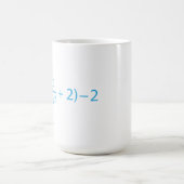 代数的恒等式 a^2 + 1 a^2 + 2 - 2 数学方程式 コーヒーマグカップ (中央)