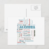 代数語彙 ポストカード (正面/裏面)