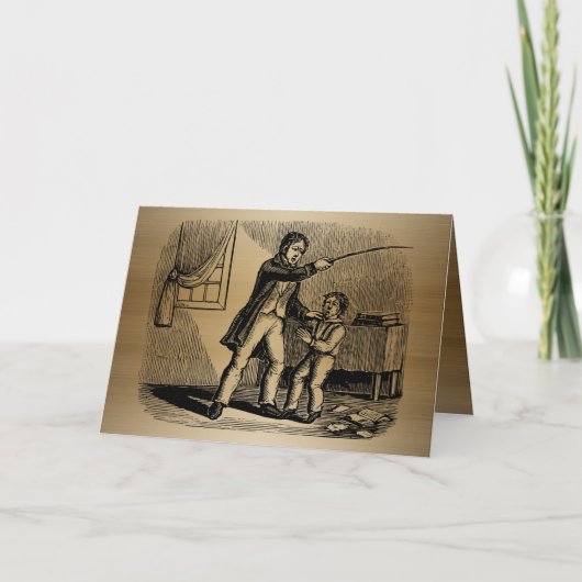 代替のおもしろい不正なパパカード カード (正面)