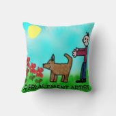 代替アーティスト クッション (裏面)