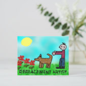 代替アーティスト ポストカード (スタンド正面)