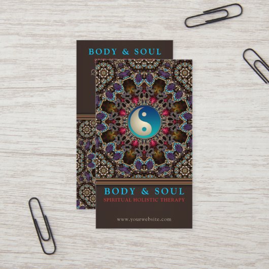 代替イースタン陰陽ニューエイジ名刺 名刺 (正面/裏面インサイチュ)