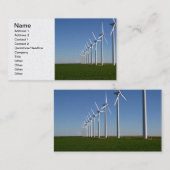 代替エネルギー-グリーン電力 名刺 (正面/裏面)