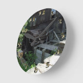 代替エネルギー – Grist Mill Power ラウンド壁時計 (傾斜)