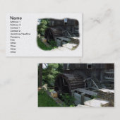 代替エネルギー – Grist Mill Power 名刺 (正面/裏面)