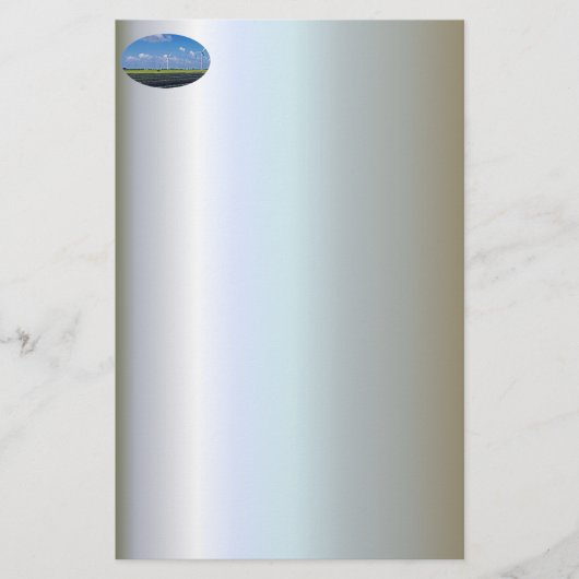 代替エネル太陽のギーと風 便箋 (正面)