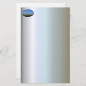 代替エネル太陽のギーと風 便箋 (正面/裏面)