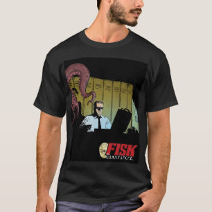 代替クラシックデザインTシャツをFISK Tシャツ
