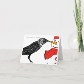 代替クリスマスカード – Jackdaw シーズンカード (正面)