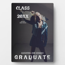 代替グランジ卒業デザイン フォトプラーク