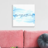 代替ゲストブックストレッチキャンバスの水彩 キャンバスプリント (インサイチュ (リビング))