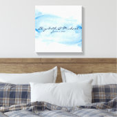 代替ゲストブックストレッチキャンバスの水彩 キャンバスプリント (インサイチュ (寝室))