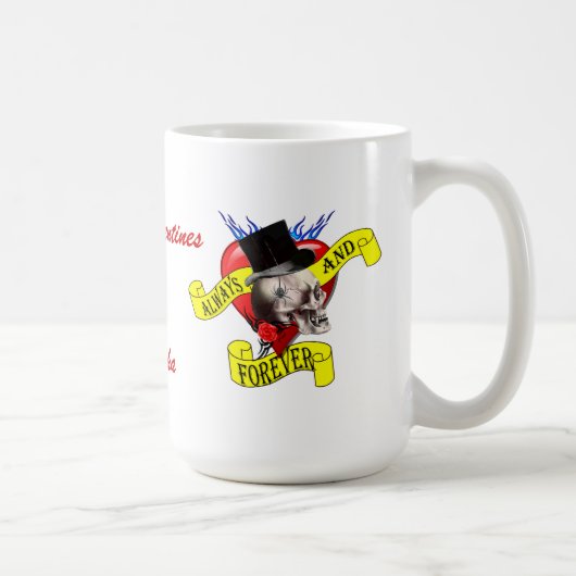 代替ゴシックロカビリータトゥーバレンタイン マグカップ (右)