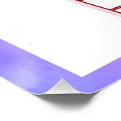 代替デザインのゲスト結婚署名 ポスター (コーナー)