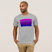 代替トランスジェンダー・プライド・フラッグ Tシャツ (正面フル)