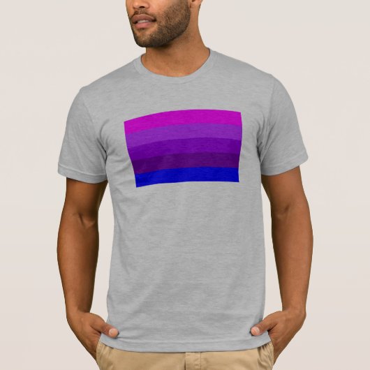 代替トランスジェンダー・プライド・フラッグ Tシャツ (正面)