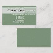 代替トーン – グリーンストーン 名刺 (正面/裏面)