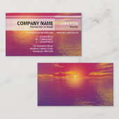 代替トーン – サンライズサンセット 名刺 (正面/裏面)