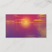 代替トーン – サンライズサンセット 名刺 (裏面)