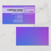 代替トーン – ソフトグラデーションの名刺 名刺 (正面/裏面)