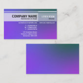 代替トーン – ソフトグラデーションの名刺 名刺 (正面/裏面)