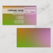 代替トーン – ソフトグラデーションの名刺 名刺 (正面/裏面)