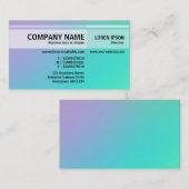 代替トーン – ソフトグラデーションの名刺 名刺 (正面/裏面)