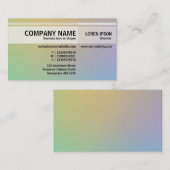 代替トーン – ソフトグラデーションの名刺 名刺 (正面/裏面)