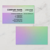 代替トーン – ソフトグラデーションの名刺 名刺 (正面/裏面)