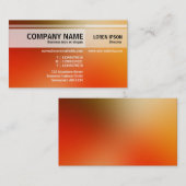 代替トーン – ソフトグラデーションの名刺 名刺 (正面/裏面)