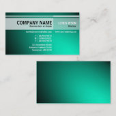 代替トーン – 照明 – ターコイズ 名刺 (正面/裏面)