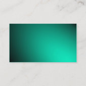 代替トーン – 照明 – ターコイズ 名刺 (裏面)